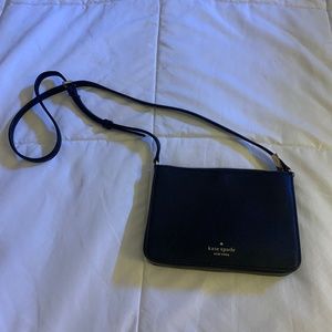 Kate Spade New York Black Leather Shoulder Crossbody